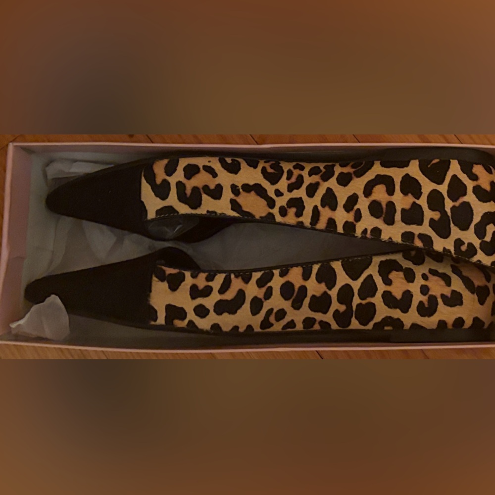 Crown Leopard Print Women's Shoes